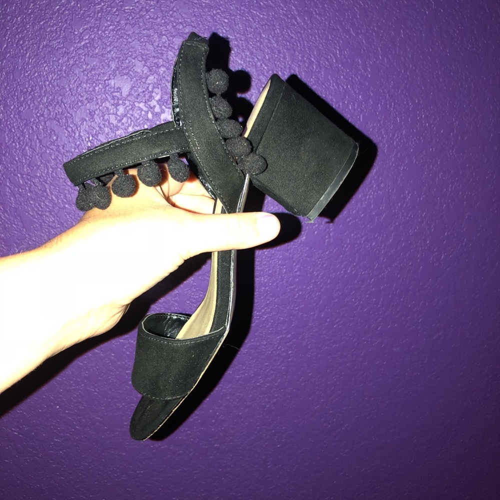 Black high heels